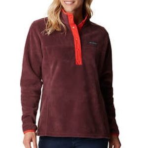 Columbia Malbec/Bold Orange Benton Springs Half-Snap Pullover